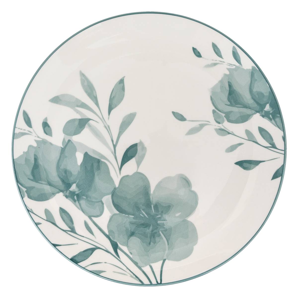 Vajilla "Lily" 18 piezas, blanco Blanco