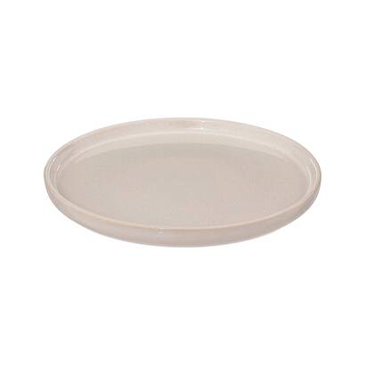 Lote de 6 platos de postre "terre inconnue" d.21 cm, beige