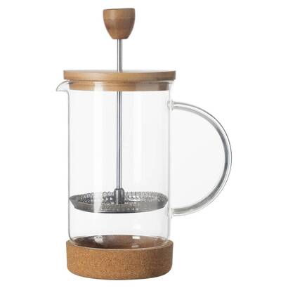 Cafetera "bamb&uacute;" 600 ml, transparente