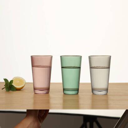 Vaso bajo "mal'eau" 300 ml, multicolor