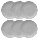 Plato de postre "Romy" D.21 cm, Blanco Blanco