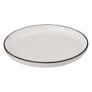 Juego de 6 platos de postre "Alix" D.20 cm, Blanco Blanco