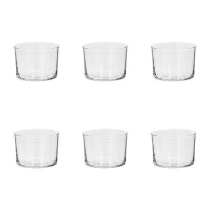 Lote de 6 vasos bajos "bodeg'eau" 240 ml, transparente