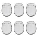 Lote de 6 vasos bajos "Volta" 440 ml, Transparente Transparente