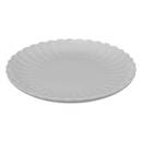 Lote de 6 platos llanos "Romy" D.27,1 cm, Blanco Blanco