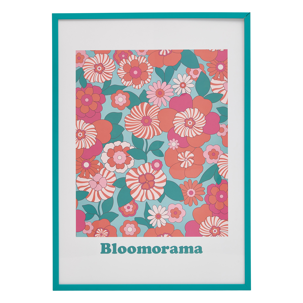Lámina enmarcada "Bloomorama" 70x50 cm