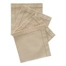 Juego de 4 servilletas "Jane" Lino beige, 170 g/m2, 40x40 cm Beige lino