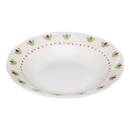 Juego de 6 platos hondos "Fleur De Rose" porcelana, D.23 cm Multicolor