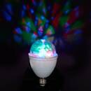 Bombilla "Disco" Multicolor / variable, E27 Multicolor
