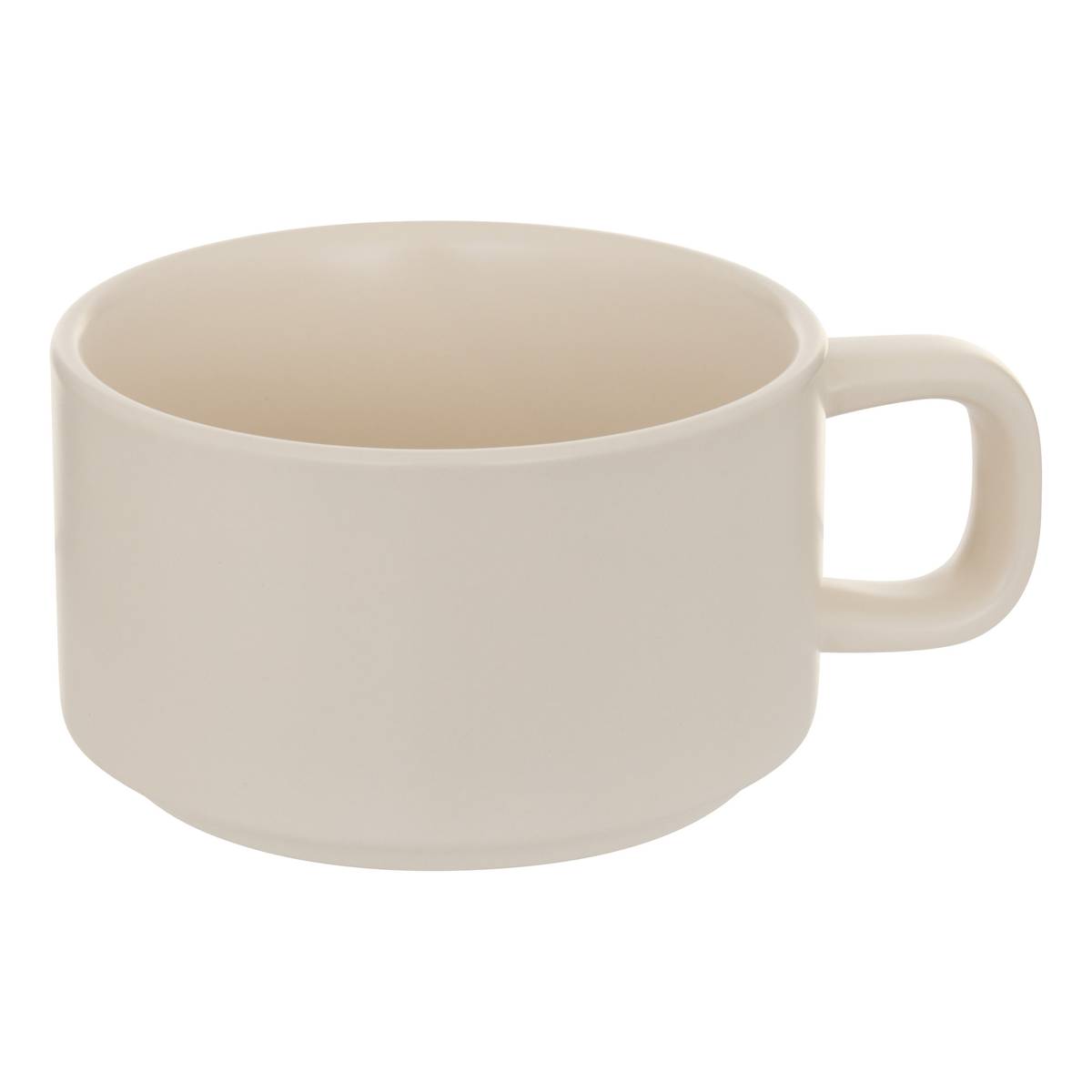 Tetera "Nature" 700 ml, gres (cerámica), Crema Crema