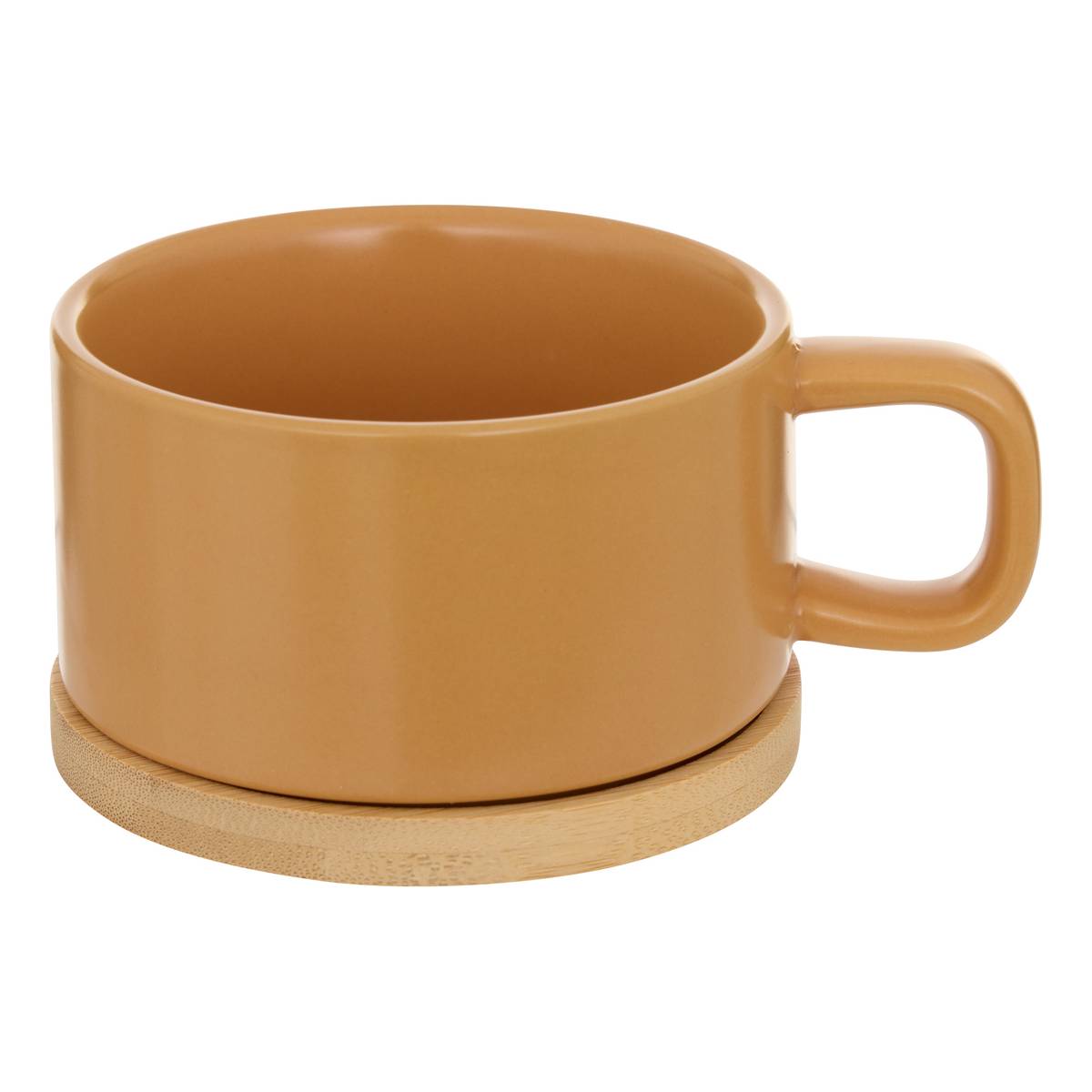 Tetera "Nature" 700 ml, gres (cer&aacute;mica), ocre Ocre