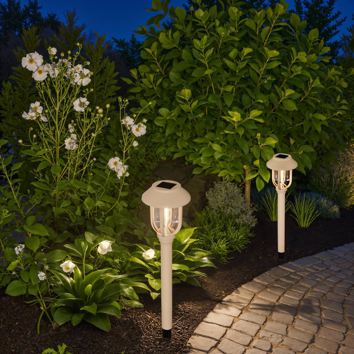 Baliza de exterior "Aoda" H.43 cm Beige