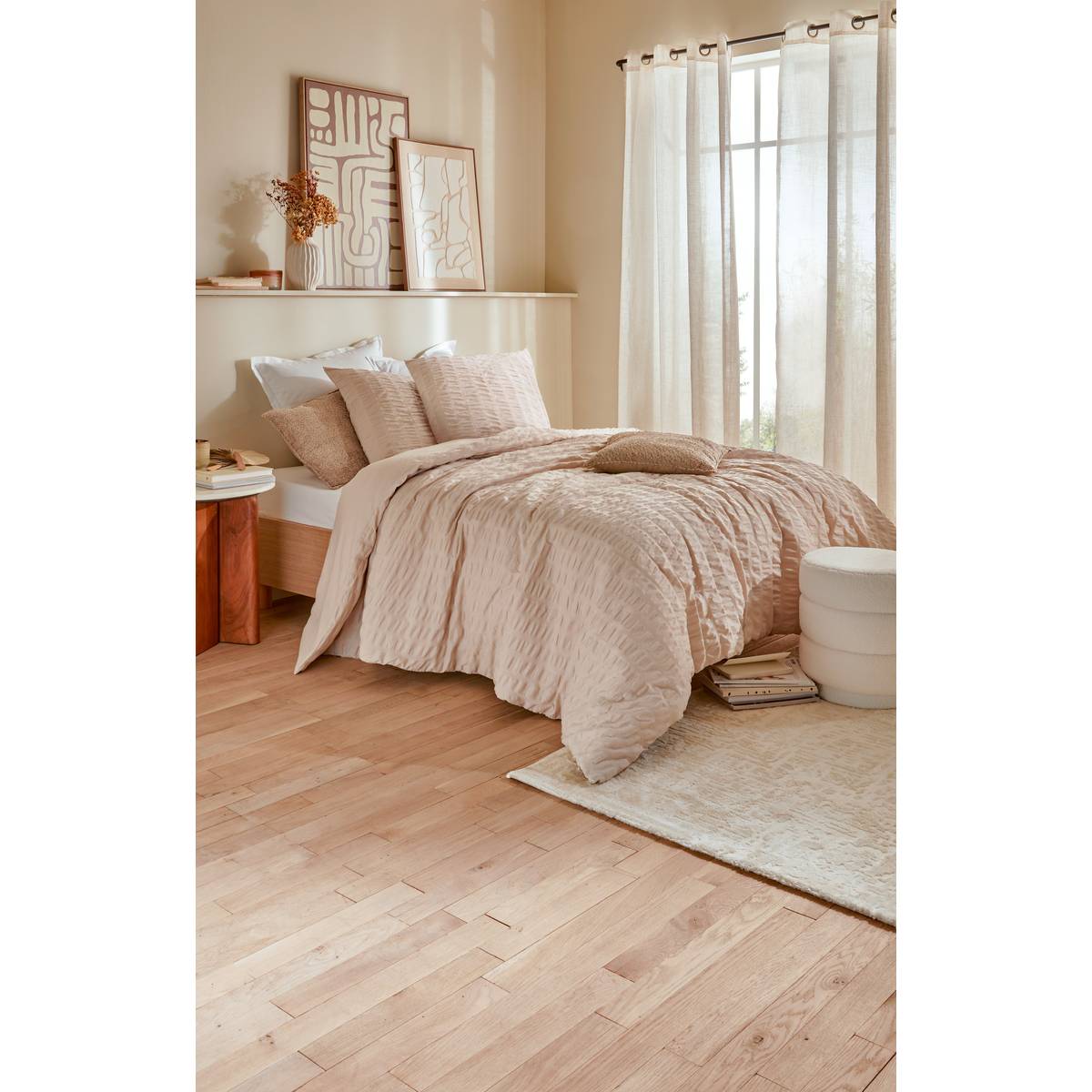 Juego de cama "Irhia" Beige, 240x220 cm Beige