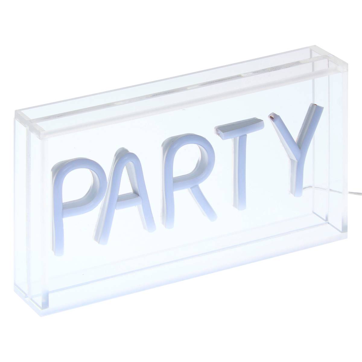 Neón LED "Party" Sector, Amarillo, 23x4 cm Amarillo
