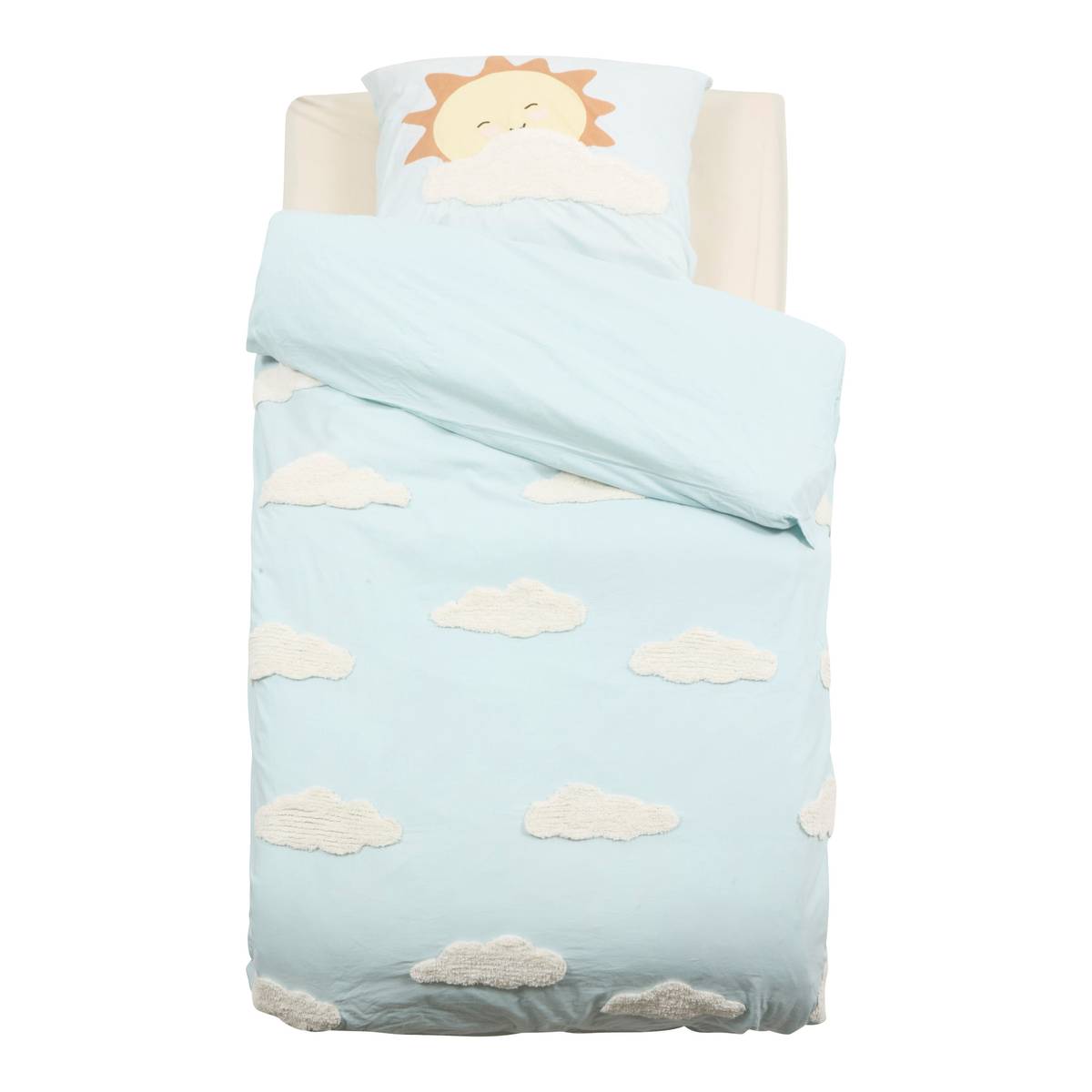 Juego de cama infantil "Tufy" Azul claro, 200x140 cm Azul claro