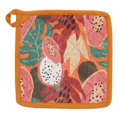 Guante y manopla "tropical" multicolor, 20x32 cm