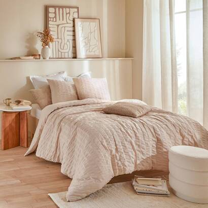 Juego de cama "irhia" beige, 240x220 cm
