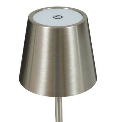 L&aacute;mpara de exterior "cody" plata, 37x11 cm