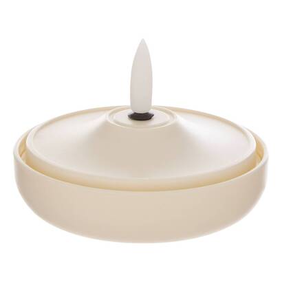 Vela led "pool" h.9 cm
