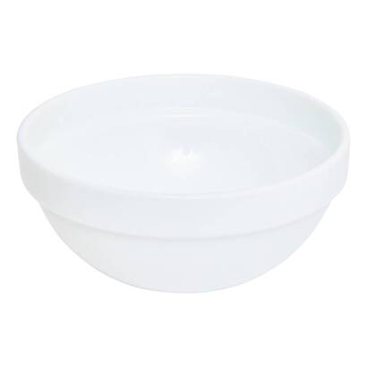 Bol  "helena" vidrio, blanco