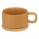 Tetera "Nature" 700 ml, gres (cer&aacute;mica), ocre Ocre
