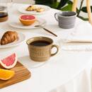 Taza "Cafe" 260 ml, loza, beige Beige