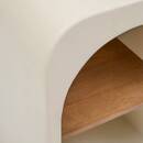 Aparador 1 puerta 4 estantes "Sienna" Beige, 85x91 cm Beige