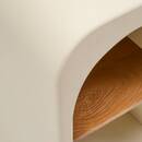 Aparador 2 puertas 8 estantes "Sienna" Beige, 165x80 cm Beige