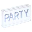 Neón LED "Party" Sector, Amarillo, 23x4 cm Amarillo