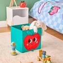 Caja de almacenamiento de terciopelo "Manzana de amor" 'Atmosphera x Cha Cha Pop' Verde