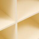 Librería infantil 2 puertas 2 niveles "Bouli" Beige, 94,5x60 cm Beige