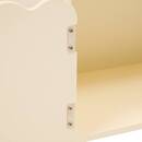 Librería infantil 2 puertas 2 niveles "Bouli" Beige, 94,5x60 cm Beige