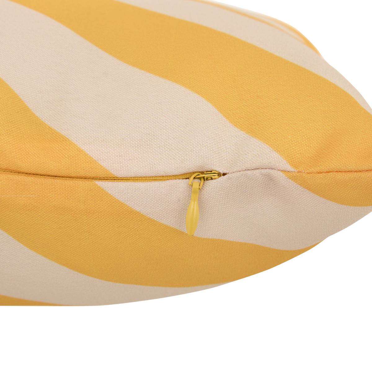 Cojín de exterior rectangular "Poolside" 50 x 30 cm, Poliéster, Amarillo Amarillo
