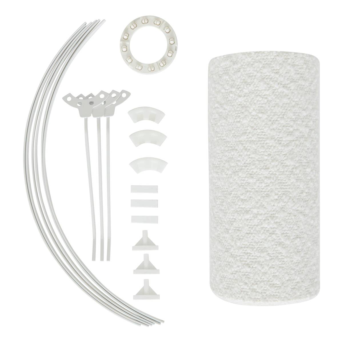 Pantalla "Beline" Blanco, D.50 cm Blanco