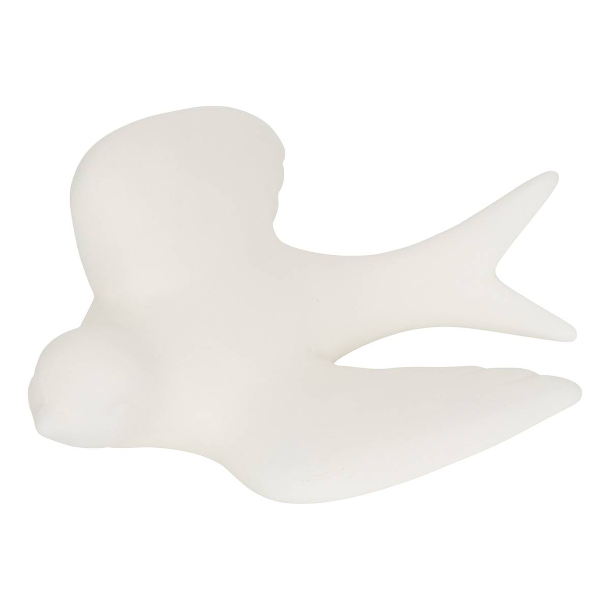 Juego de 3 Decoraciones de Pared "Flor de Rosa" Blanco, 15,5x10 cm Blanco