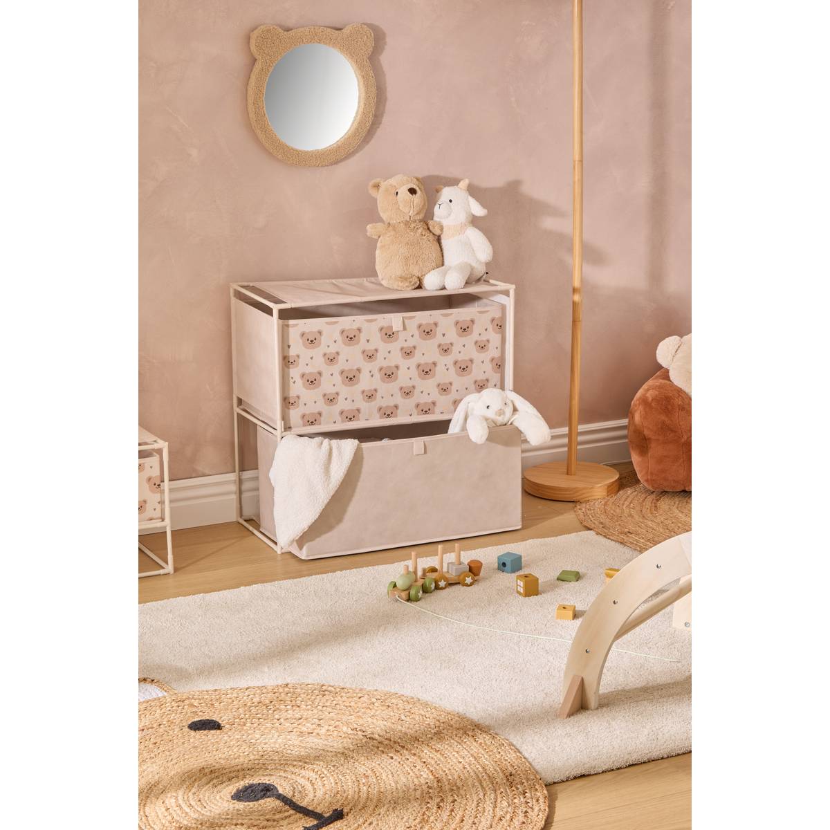C&oacute;moda infantil 1 nivel(es) "Tissa" Beige, 60x30 cm Beige