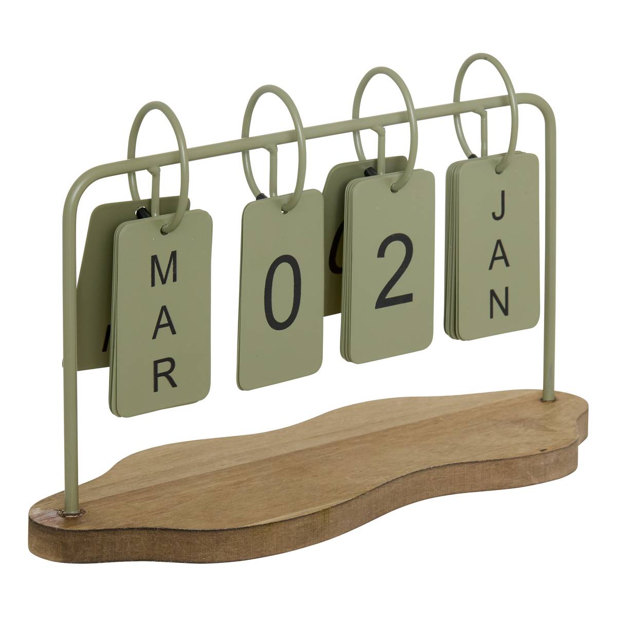 Calendario decorativo "Fred" L.16 cm Beige