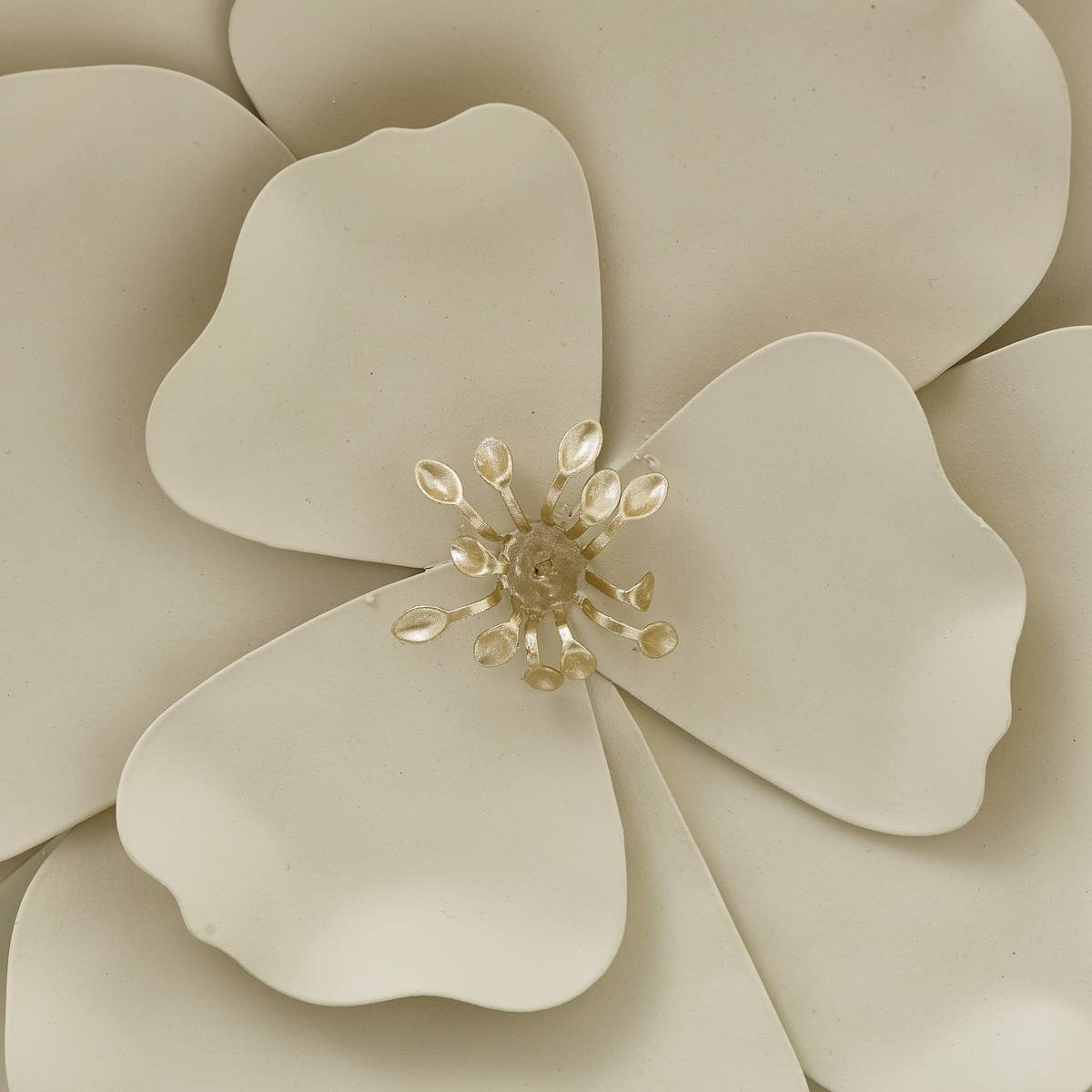 Decoración de pared "Flok" 29x29 cm Crema