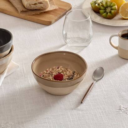 Cuenco "kate" 480 ml, loza, beige