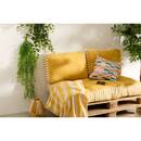 Cojín de suelo exterior rectangular POOLSIDE Amarillo 60 x 40 cm - Algodón Amarillo