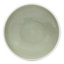 Lot de 4 assiettes creuses "Chiara" Gres (cerámica), D.16,6 cm Verde