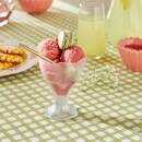 Copa de helado "Fleur De Rose" 250 ml, Vidrio Rosa