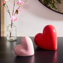 Objeto decorativo "Love" Rosa / Rojo, H.14 cm Rosa / Rojo