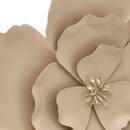 Decoración de pared "Flok" 29x29 cm Crema