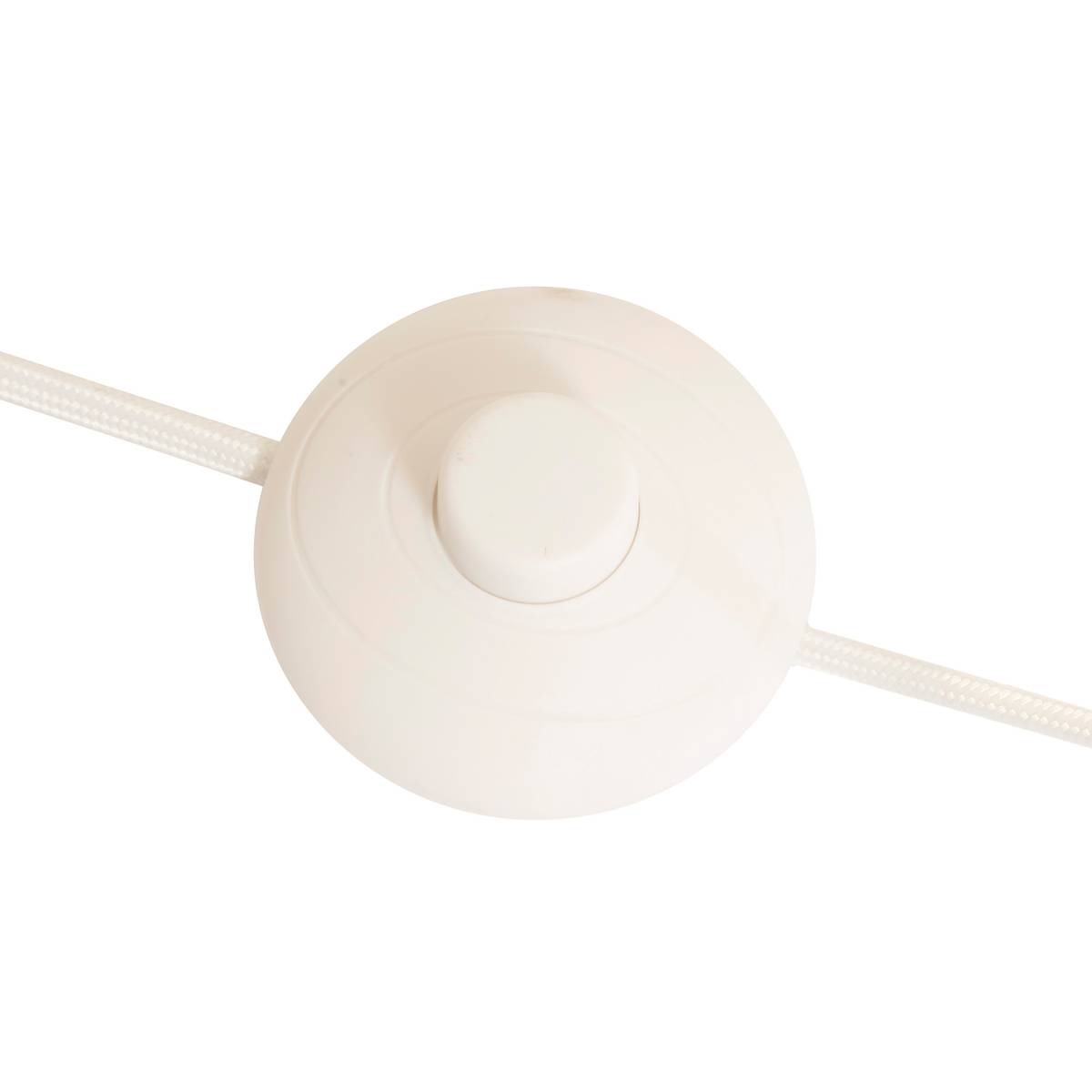 L&aacute;mpara de pie "Delcia" Blanco, H.150 cm Blanco