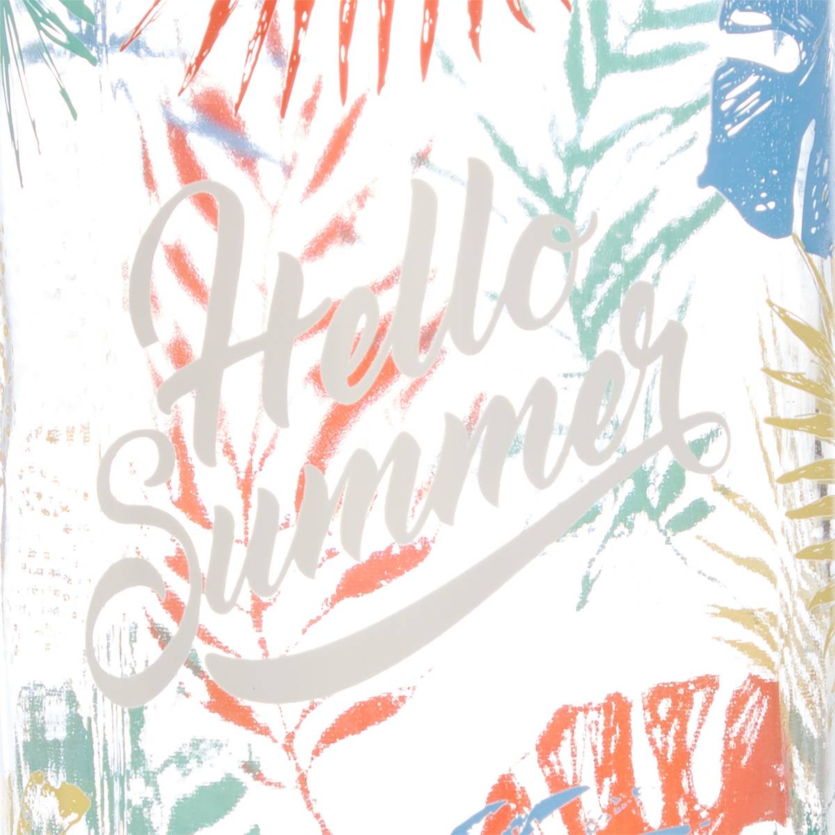 Botella "Hello Summer" Vidrio, Multicolor Multicolor 2
