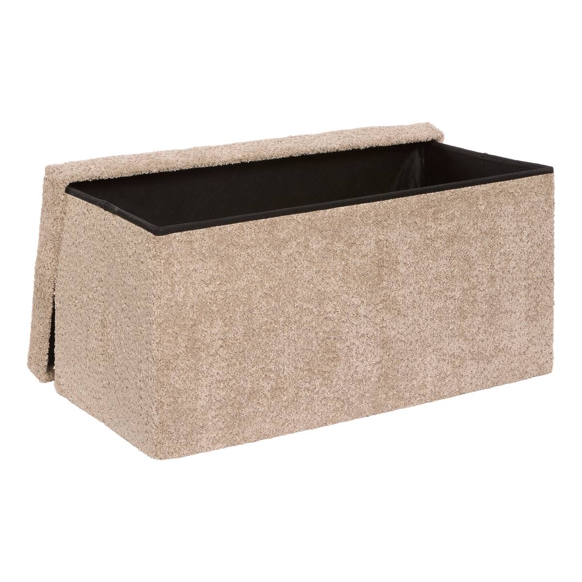 Puf doble plegable "Soana" Beige, 76x38 cm Beige