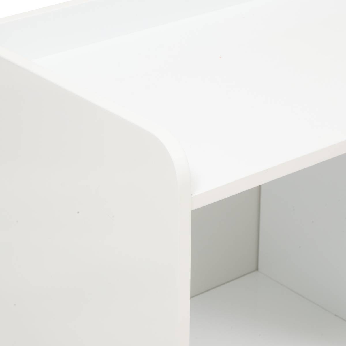 Mueble de almacenamiento infantil 3 puertas 2 niveles "Bouli" Beige, 69,5x30 cm Beige