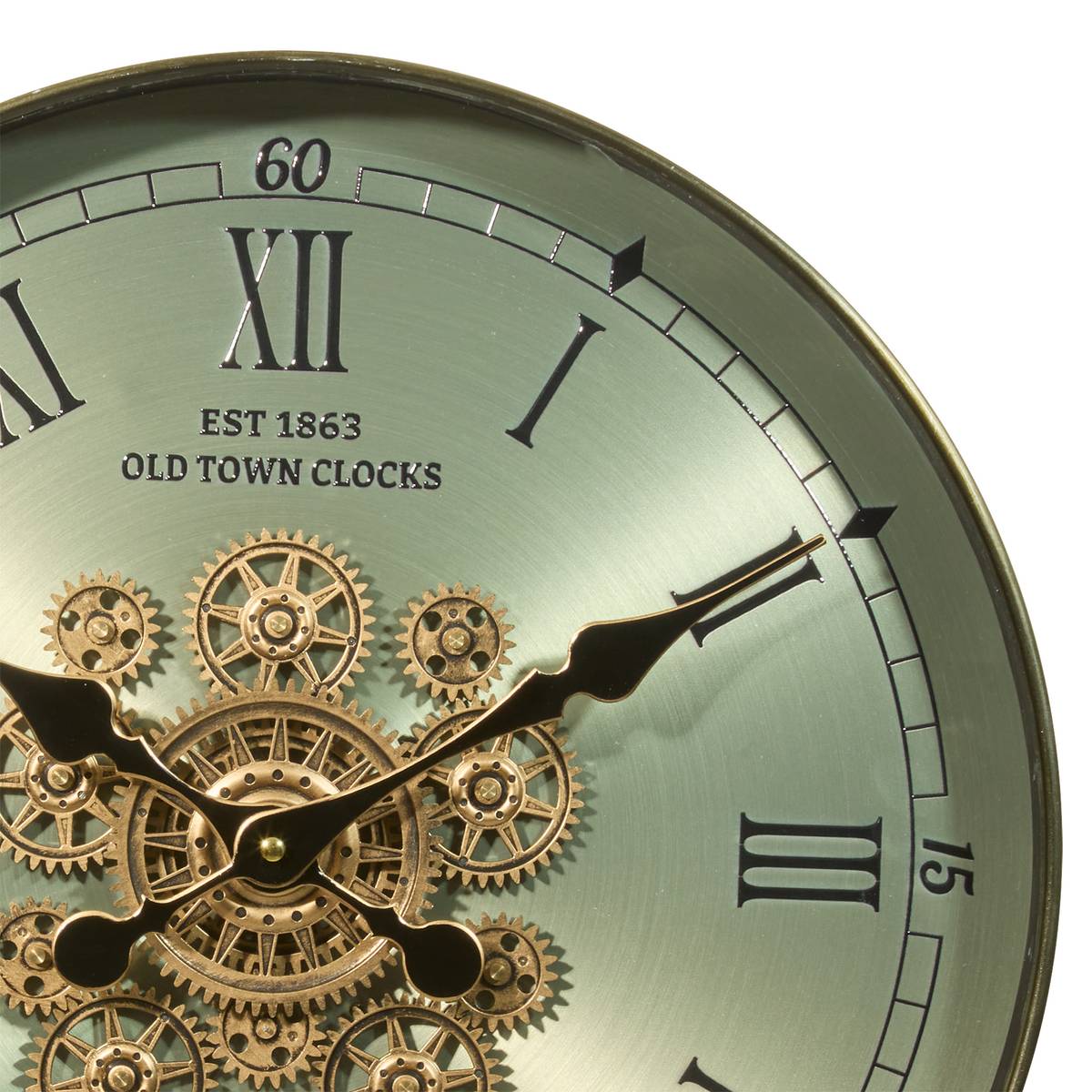 Reloj "Michel" Verde, 45x7,5 cm Verde