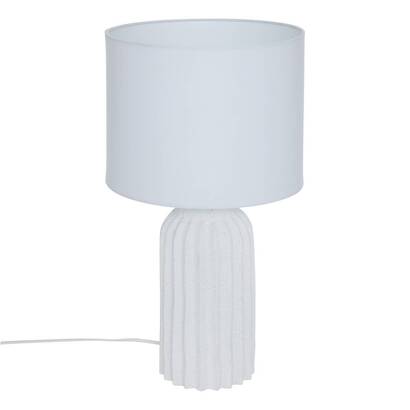 L&aacute;mpara "fernan" blanco, h.50 cm